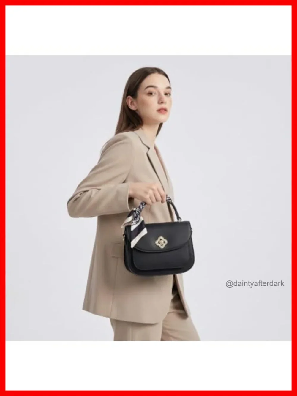 Vintage Vegan Leather Top-Handle Satchel Crossbody Bag with Adjustable Strap